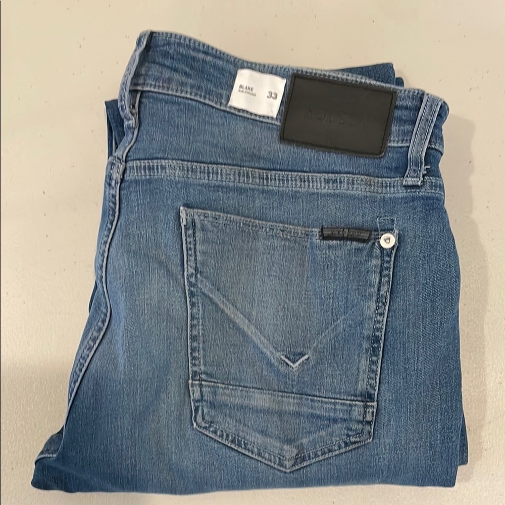 NWT Hudson Men’s Blake Slim Straight Jeans